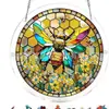 Nova Decoração de Janela Pendurada Captadora de Luz de Quebra-Cabeça Acrílico da Amazon, Cena Colorida do Rio Moonlight, Decoração de Janela de Jardim 8
