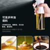Explosiones transfronterizas botella dispensadora tipo push para aceite control de aceite cocina barbacoa botella pulverizadora de aceite no cuelga aceite lata pulverizadora de aceite de vidrio transparente