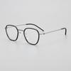 Armazón para Gafas de Prescripción Modelo 5806 de Linde, Mismo Modelo que Jing Boran, Armazón sin Tornillos, Armazón Polygonal Retro para Gafas de Mujer