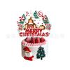 Feliz Navidad Decoraciones para Fiesta Temática Navideña Suministros Tarjeta de Navidad Adornos de Panal