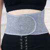 Protector de cintura cálido con forro polar para otoño e invierno, hombres y mujeres, mediana edad y ancianos, a prueba de frío, protección cálida para el estómago, cinturón elástico