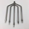 Arpón de acero inoxidable Arpón con púas 3 dientes 4 dientes 5 dientes 7 dientes arpón redondo plano fabricantes mayoristas de suministros de pesca