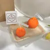 Vela de Aromaterapia Limão Queijo Adereços Criativos para Fotos Lembrancinhas de Casamento Vela de Soja Atmosférica Luminosa Feita à Mão