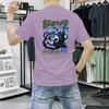 Camiseta de manga corta para hombre Explosiva 2025 Nueva Marca de Moda para Hombre Verano Casual Moda Estampada Media manga Ajustada Cuello Redondo T
