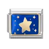 Pulsera de Empalme Amazon Fondo Dorado Elementos de Estrella y Luna Módulo Retro Joyería Creativa DIY Accesorios Elásticos Multifuncionales
