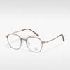 Gafas TR98135 con montura poligonal retro TR antiluz azul, gafas de adelgazamiento lisas de celebridades de Internet, montura para miopía femenina
