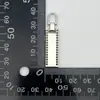 Nuevo Tirador de Cremallera Dorado Blanco Aleación Joyería Hecho a Mano DIY Collar Pulsera Accesorios Colgante Metálico Colgante