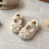 Zapatos de Niña 2025 Nuevos Invierno Zapatos Peludos para Niños Forrados de Felpa Zapatos de Algodón Cálidos y Gruesos Casuales Zapatos Tipo Gorro para Bebé