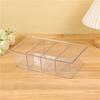 Caja de Almacenamiento Transparente PET4 con Celosía para Clasificar Calcetines, Juguetes para Niños, Rompecabezas Lego, Caja de Clasificación de Escritorio, Caja de Comestibles a Prueba de Polvo