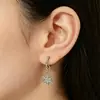 Nuevos Pendientes Colgantes de Copo de Nieve, Clips para Orejas, Pendientes Unisex, Pendientes de Alta Calidad, Accesorios de Diseño de Gama Alta de Nicho