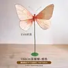 Decoração de Borboleta Gigante para Criar uma Atmosfera Cênica, Flores Artificiais para Vitrine, Adereços Populares para Montagem de Cenário para Fotos, Enfeites para Exposição em Shopping