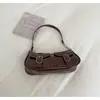Bolsa Baguete Elegante para o Dia a Dia Bolsa de Motocicleta Estilosa 2026 Novo Estilo Bolsa de Mão Texturizada Bolsa de Ombro Cruzada Casual