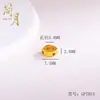 Areia de Lua Simples Padrão Martelo Dourado Espaçador Encaixável Padrão Espiga de Trigo Padrão de Pneu Espaçador de Conta de Abóbora Conta Espaçadora Anel de Corrida Acessórios DIY Base de Contas Soltas