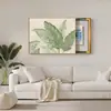 Pintura Decorativa para Caixa de Medidor de Energia, Tampa Decorativa para Quadro de Distribuição, Quadro Suspenso com Plantas Verdes, Tampa de Interruptor, Mural para Caixa de Baixa Tensão