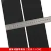 Banda Elástica de Terciopelo de Poliéster de Alta Elasticidad Negra y Blanca de 1-10 cm, Dobladillo de Leggings Cepillado de Nailon Imitación con Alta Elasticidad