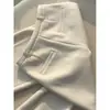 Calça Beige Casual Solta para Figuras Baixas, Novo Versátil Casual de Perna Larga Outono 2025, Calça Longa Emagrecedora