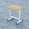 Mesa de Sala de Informática Escolar Mesa de Treinamento para Alunos Aço Madeira Simples Individual Dupla Pessoa Mesa de Escritório para Professor Cadeira