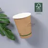 Taza de Papel Biodegradable Taza Desechable para Café