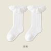 Calcetines de bebé verano verano delgados algodón peinado transpirables encaje calcetines de princesa para niñas calcetines de encaje medias de bebé