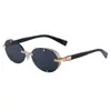 [Personalizado] Gafas de Sol de Diseñador de Alta Gama para Mujer, Gafas Redondas Europeas y Americanas, Estilo Punk Retro, Gafas Transfronterizas con Protección Solar