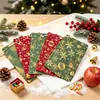 Bestseller transfronterizo: Bolsa grande de Navidad con estampado dorado y cordón, bolsa de regalo de arpillera, bolsa de regalo para dulces de Navidad, bolsa de regalo hecha a medida