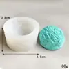 Sorvete sorvete bola vela de aromaterapia molde de silicone diy decoração de bolo sabão molde de gesso em estoque