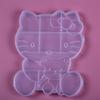 Gato de Desenho Animado 9 10 Caixa de Armazenamento Transparente DIY com Contas Miçangas Arroz Contas Contas de Alfabeto Cerâmica Macia Borracha Caixa de Plástico