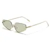 Nuevas Gafas de Sol Poligonales Metal Irregular Marco Pequeño Coloridas Marinas Gafas de Sol para Hombre Modelo Más Vendido Transfronterizo