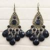 Nuevo estilo para mujer aretes clásicos vintage con borlas europeos y americanos al por mayor estilo coreano hipster huecos aretes de comercio exterior joyería