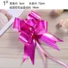 Caixa de Presente Decorativa 5cm Laços de Flor Puxada à Mão para Decoração de Maçaneta de Porta de Carro de Casamento, Laços de Fita para Cesta de Frutas