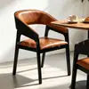 Sillas de restaurante occidental de alta gama, sillas de diseño de moda transfronterizas con cojín suave de alta recuperación, mesas y sillas para restaurante comerciales, sillas de comedor para el hogar