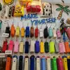 Llavero de Color Macarrón Hecho a Mano Coreano DIY Estilo Ins Colgante para Mochila Escolar Cinta de Lona Etiqueta de Nombre Etiqueta Caliente