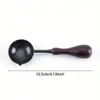 Cuchara Dorada Doble Cuchara para Pintura a Fuego Herramienta de Sellado para Pintura a Fuego Sellos Herramientas Accesorios Cuchara Calentadora de Cera en Grano Venta al por Mayor