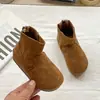 Botas Curtas de Camada Única Estilo Floresta Retro Birkenstock para Crianças 2026 Novo Estilo Outono Unissex Infantil Estilo Coreano Moda Botas Martin com Solado Macio