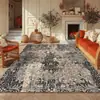 Alfombra Transfronteriza, Alfombrilla para Mesa de Café de Sofá de Sala de Estar, Estilo Persa, Lavable, Resistente a Manchas, Fácil de Cuidar, Alfombra de Imitación Cachemir, Plegable