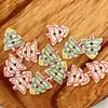 Botões de Árvore de Natal, Fofos e Infantis para Costura de Roupas de Bebê DIY Decoração Estilo Ins Caderno Jóias Acessórios Artesanais Botões