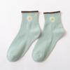 Calcetines calcetines de primavera y verano para mujer calcetines de margarita color caramelo estilo académico calcetines de rizo japoneses calcetines de encaje fabricantes al por mayor