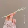 Horquilla de Pelo con Borla Floral, Nuevo Estilo Chino, Estilo Antiguo, Horquilla de Gama Alta de Nicho, Horquilla de Madera, Hanfu, Cheongsam, Accesorio para el Cabello para Mujeres