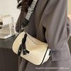 Estilo Deportivo Casual Bolso Pequeño para Mujer 2024 Nuevo Moda Correa Ancha para el Hombro Bolso Cruzado Simple para Desplazarse Bolso Tofu de Hombro