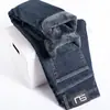 Jeans gruesos con forro de polar para hombre, invierno, nuevos, rectos, holgados, otoño e invierno, casuales, elásticos, pantalones largos para hombre