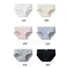 Ropa interior de algodón para bebé Clase A, para mujer, algodón puro, antibacterial, agradable para la piel, transpirable, de talle medio, bragas lindas y dulces para niñas.