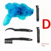 Kit de lavado de cadena para bicicleta de montaña, tamaño de cepillo para limpieza de cadena de bicicleta, herramientas de limpieza y mantenimiento para plato de piñón de rueda libre