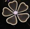 Flor de Peonía Artificial Dinámica Luminosa LED para Exterior Impermeable Decoración de Boda Linterna Parque Lámpara de Alumbrado Público