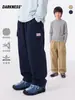 Ropa Infantil DK 26 Estilo Otoño Estilo Japonés Niños Niñas Algodón Puro Ropa de Trabajo Pantalones Largos Niños Adolescentes Sueltos Rectos Pantalones Casuales