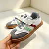 Tamanhos 32-39, o atrito faz barulho, sapatos Dexun, sapatos infantis de malha dupla para primavera e outono, sapatos casuais infantis, tênis