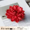 Venta directa de fábrica de flores artificiales rojas con miles de estilos para elegir, incluyendo rosas burdeos y dalias, para materiales de decoración de bodas