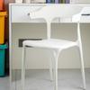 Cadeira de Jantar para Sala de Estar Casa Chifre Simples Moderna Adulto Escandinava Banqueta Espessada Mesa de Jantar Cadeira de Plástico com Encosto
