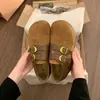 Camel 2026 Retro Nuevo Otoño Cobertura Completa Zapatos de Mujer Individuales Mocasines de Plataforma Gruesa Mary Janes Doble Hebilla