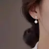 Brincos de Pérola com Franjas para Mulheres Novo Estilo Popular de 2025 Brincos de Clipe de Alta Qualidade Sem Furos Brincos Femininos