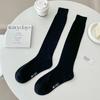 Calcetines de verano para mujer Mihimihi, calcetines de malla transpirables hasta la pantorrilla, medias de seda, calcetines holgados calados, calcetines largos para mujer